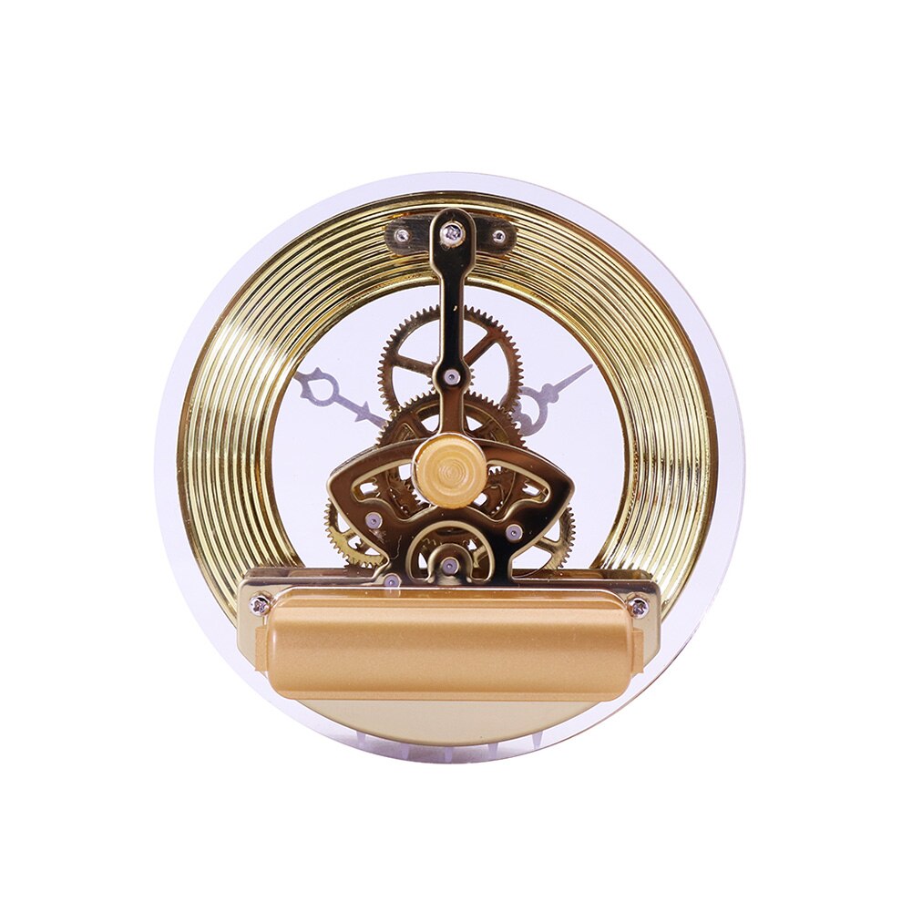 Retro Gear Wall Clock Movement Round Decorative Table Clock Metal Perspective Movement Wall Clock Accessories C1