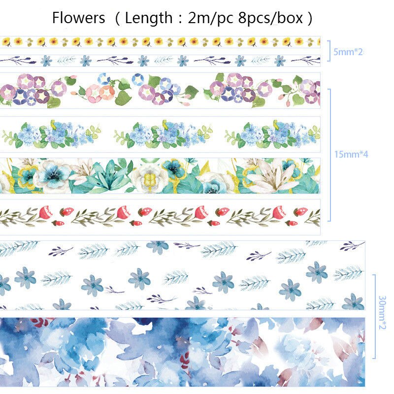 Mr Paper 8pcs/set 24 Designs DIY Scrapbooking Plan... – Grandado