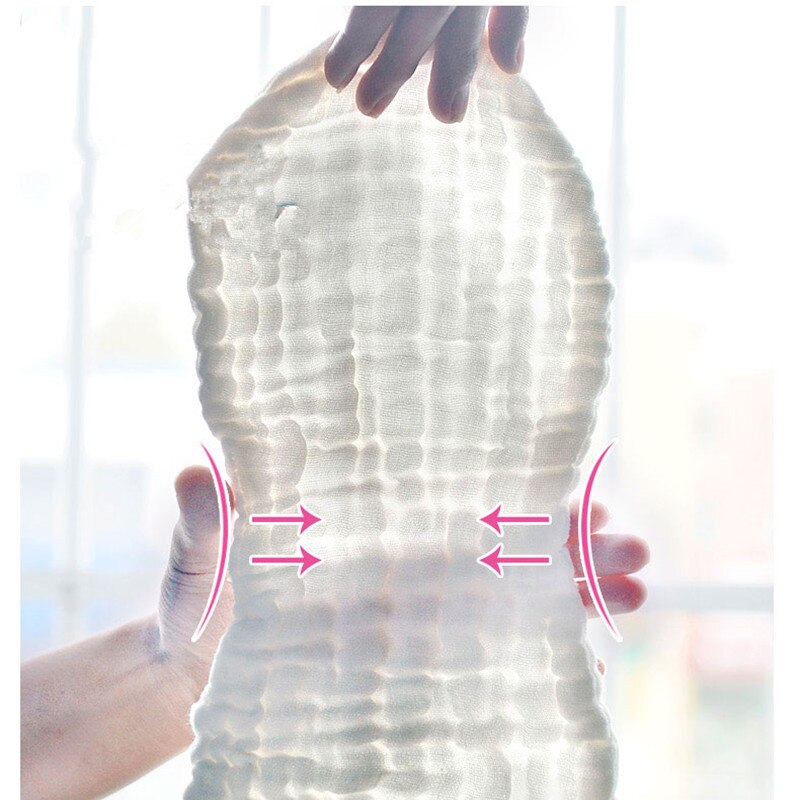 5Pcs Reusable Baby Diaper Inserts 10/12 Layers Washable Cloth Diaper Nappies Liners Cotton Pocket Diapers Inserts