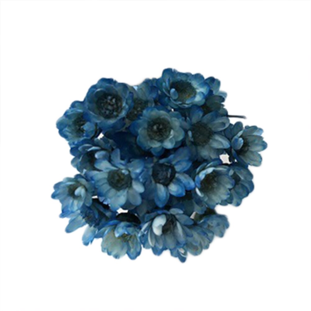 Kunstmatige Daisy Bloem Nep Bloemen Voor Thuis Fotografie Decoratie Fleur De Marguerite Artificielle Kunstmatige Daisy Bloem Bf: Sapphire Blue