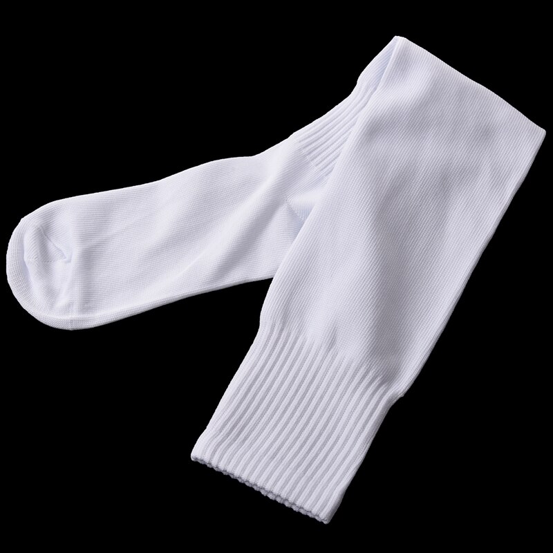 Chaussettes de sport pour hommes, baseball, hockey, football, longues et hautes (blanches)