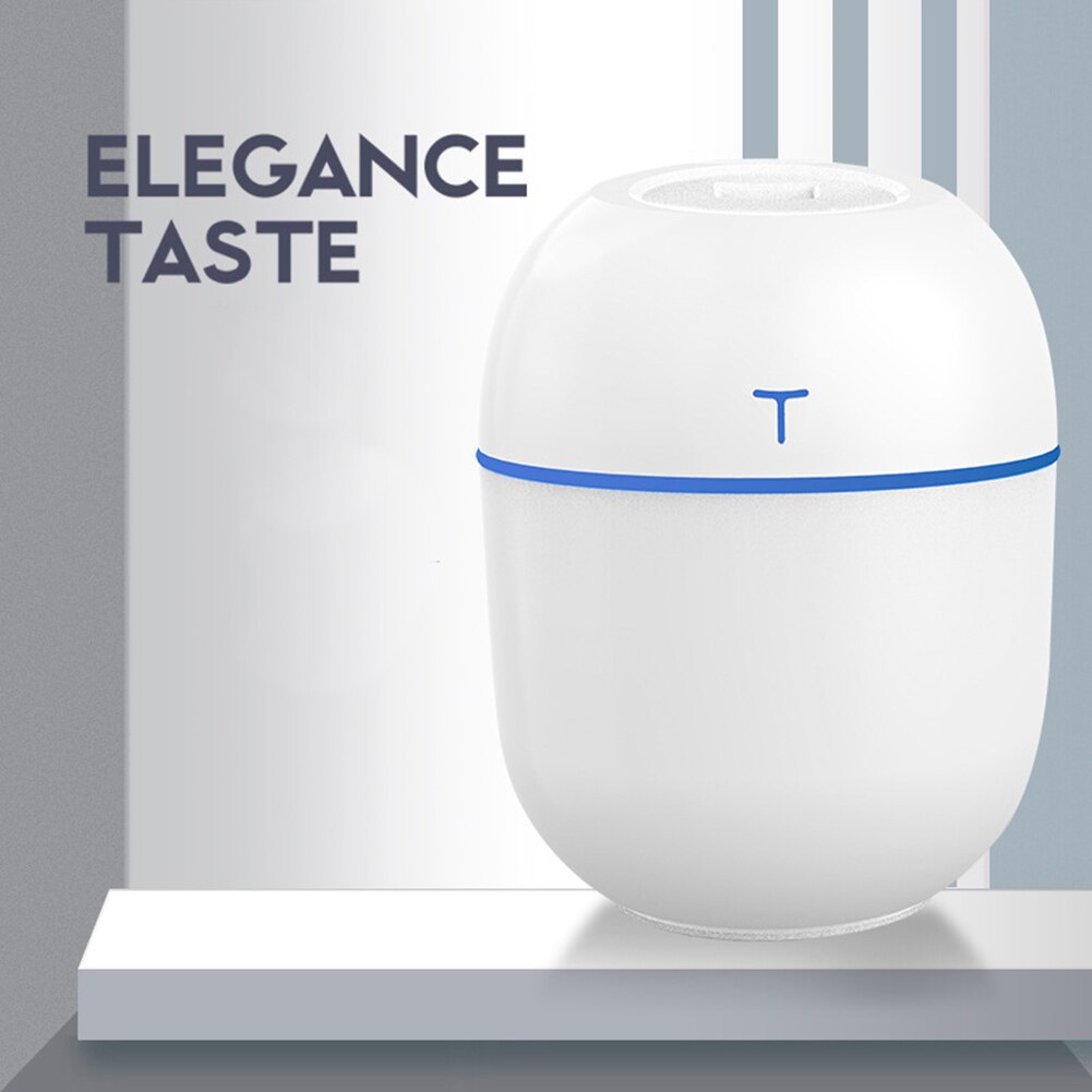 Ultrasone luchtbevochtiger, 220ml essentiële olie diffuser voor thuis, auto, usb-nevelaar, mistmaker met led-nachtlampje