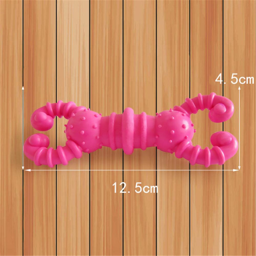 Funny Pets Dog Puppy Cat Ball Hamburger Lobster Toy Rubber Chew Sound Dogs Play Fetching Squeak Toys Pet Supplies: 4