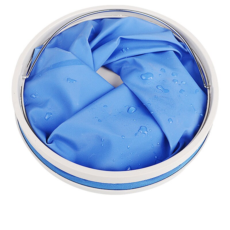 Folding Bucket Portable Wash Outdoor Fishing Bucket Car Storage Box Car Wash Mop Bucket Cleaner