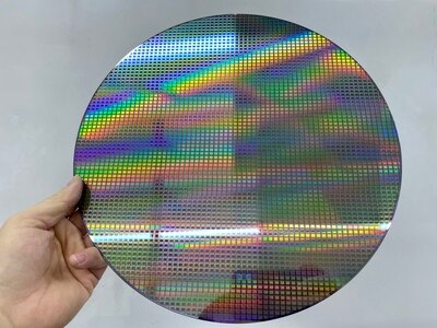 1pcs Research Silicon Chip/Wafer CMOS Image Sensor Chip Wafer Silicon Wafer Monocrystallin 12 inch IC Chip Lithography: Model 1