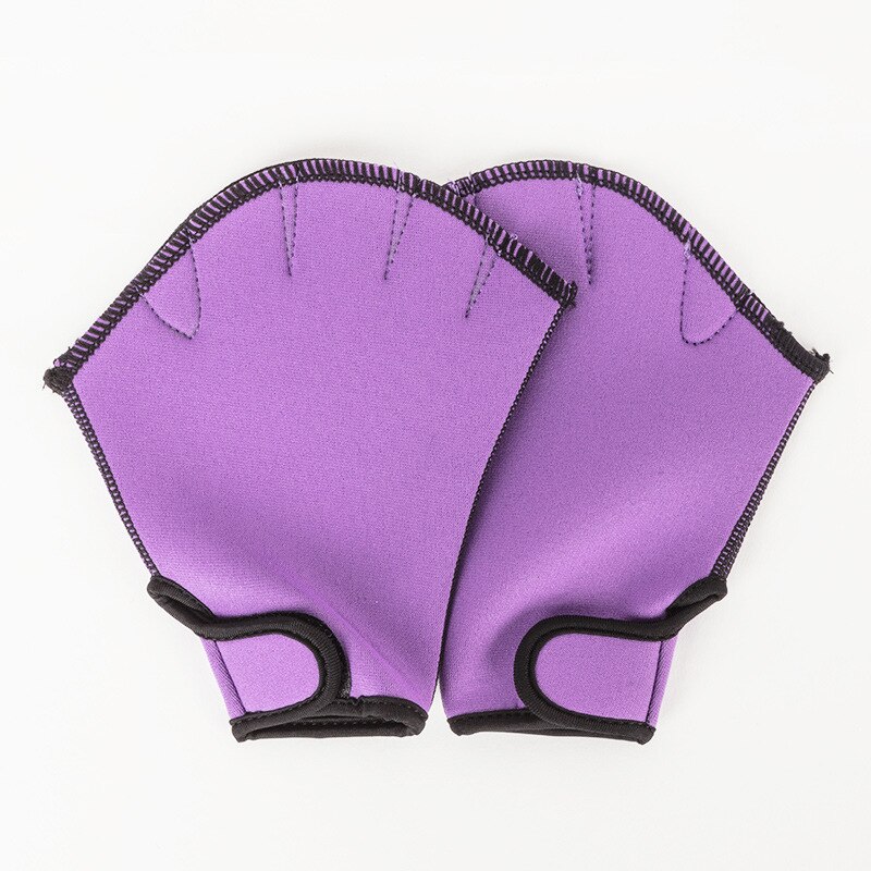 Swimming gloves Hand webbed Snorkelling Diving equipment Surfing Paddles Training Summer half finger gloves Women men Duck's paw