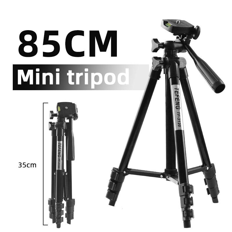 MountDog 35-85cm Verstelbare Mini Statief Voor Telefoon Mount Houder Met Telefoon Clip Voor GoPro Actie Camera