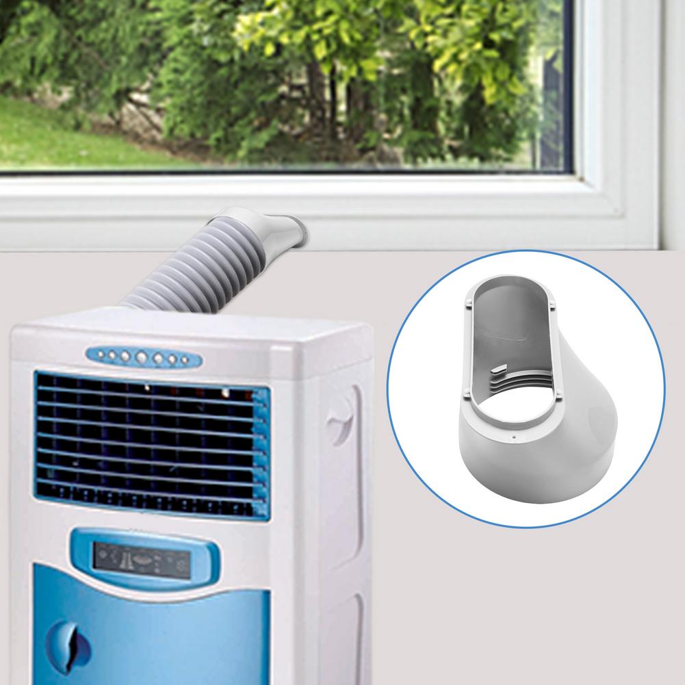 Portable AC Coupler Window Air Vent Interface Conditioner Exhaust Hose Adapter Air Conditioning Exhaust Outlet Pipe Connector
