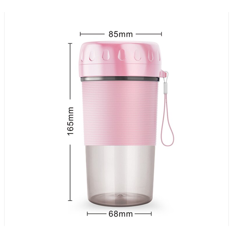 Draagbare Juicer Keuken Usb Oplaadbare Elektrische Juicers Fles Food Processors 300Ml Draagbare Elektrische Juice Maker Juicer Cup