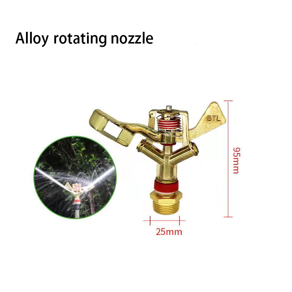 1/2" 3/4" Farm Rotating Rocker Nozzle 360 degrees Rotary Jet Nozzle Agricultural Garden Irrigation Lawn Sprinkler Garden Shower