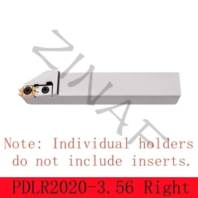 Cortador de polea de correa PDLR, herramientas de ranurado de doble diente, 40 grados, PDLR2020, 2525, carburo cementado, 2,34, 3,56, herramienta de torno: Negro