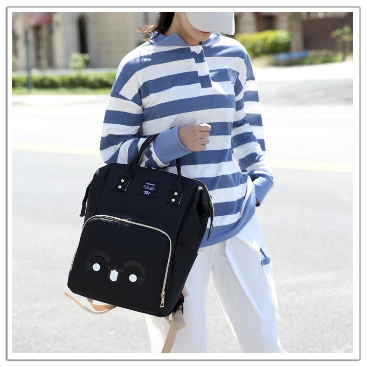 Diaper Bag Large Capacity Multi-functional Shoulder MOTHER'S Bag Waterproof Maternal Feeding Bottle Diaper Backpack