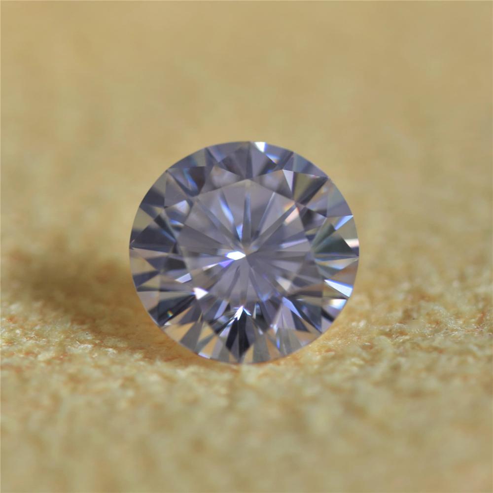 5,0mm round brilliant cut lose moissanite stein mit EF weiß farbe VVS klarheit