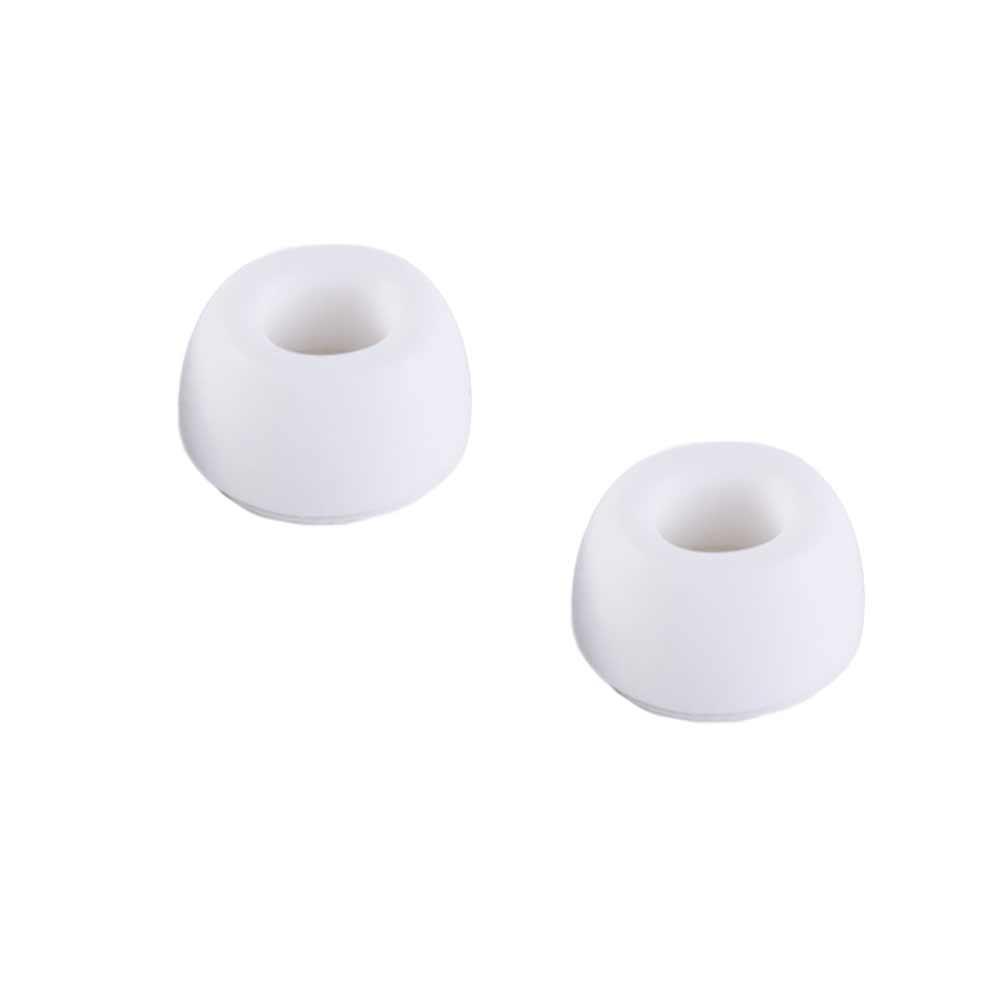 1pair Earmuffs Earplug Cover Replacement Eartips Silicone Soft Headphone Eartips XS/S/M/L White Ear Tips For Airpods Pro 1/2
