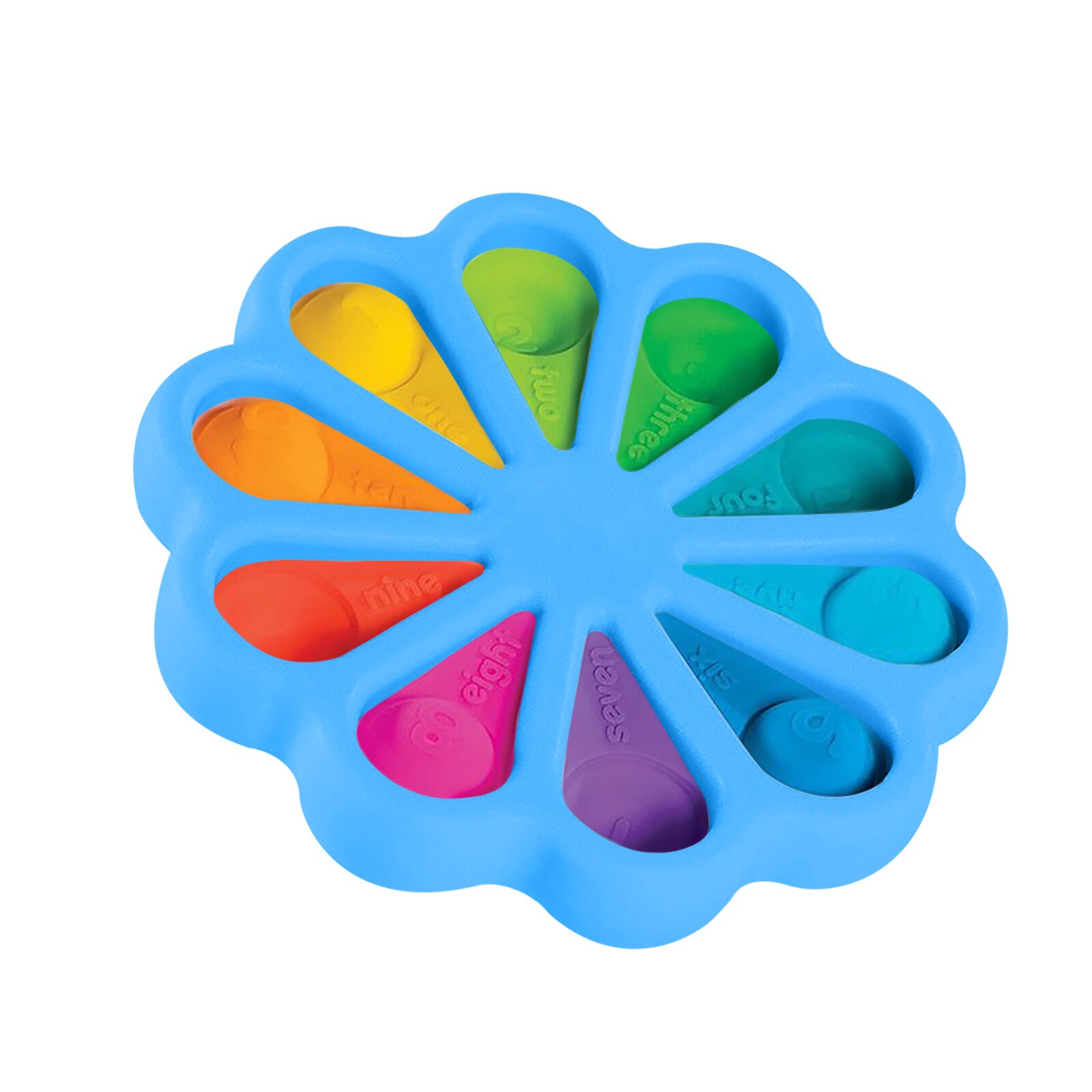 Fidget Simple Dimple Toy Flower Fidget Toys Stress Relief Hand Toys Early Educational for Kids Adults Anxiety Autism Toys: G