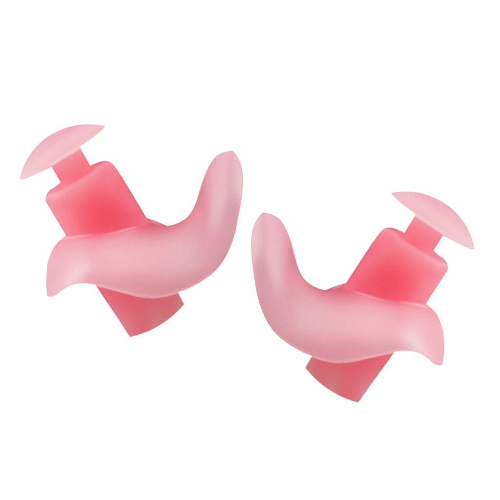 Siliconen Zwemmen Snorkelen Oordopjes Waterdicht Oordoppen Douchen Met Beschermhoes Voor Surfen Reizen Slapen: Pink