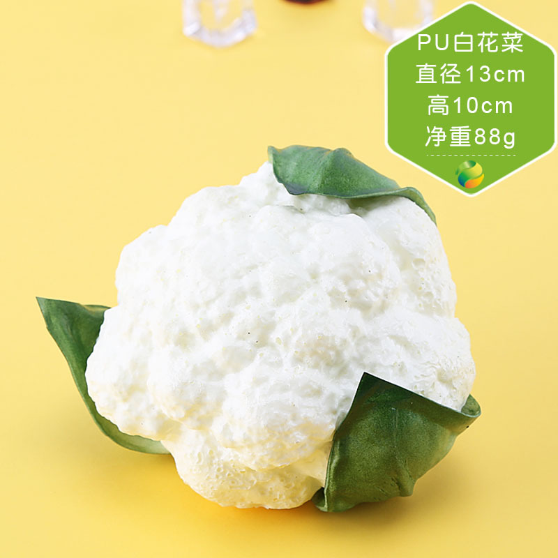 artificial food props Potato Chili Eggplant Cucumber Cabbage Tomato mushroom Cauliflower Mixture room decoration: 37