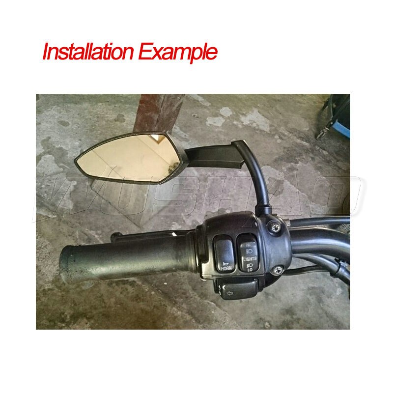 Black Chrome Motorfiets spiegel Achteruitkijkspiegel Zijspiegels Voor Harley Dyna Touring Road Electra Glide Softail Sportster 1200 883