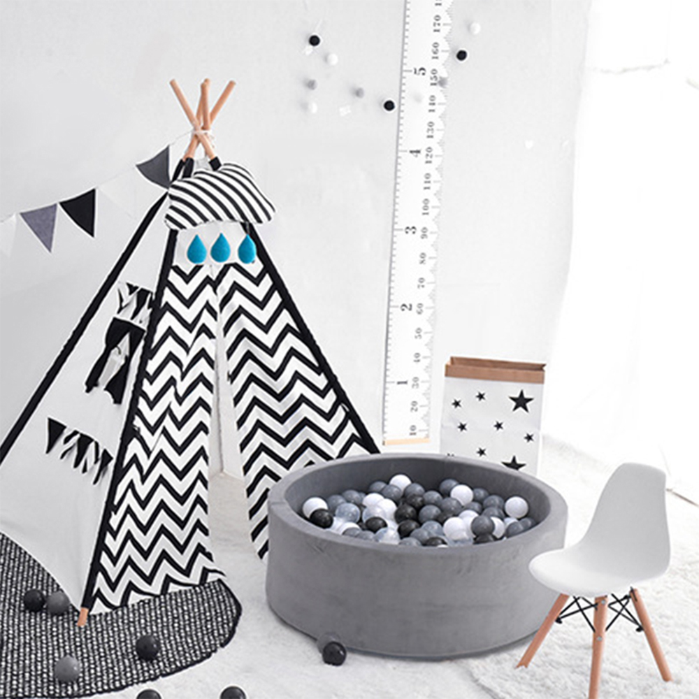 Effen Kleur Kids Ronde Bal Pit Baby Oceaan Bal Zwembad Zachte Kinderbox Indoor Buiten Spelen Speelgoed Voor Peuter Baby Jongens & Meisjes