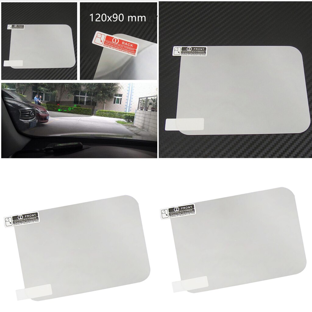 2 X Head Up Display HUD Reflective Windshield 4.7x3.5'' Fit All Car