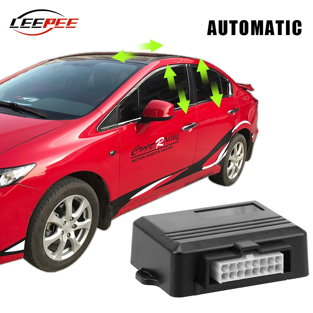 Leepee Auto Accessoires Automatische Venster Dichterbij Sensor Universele Voor 4 Deuren 'S Dc 12V, compatibel Met Auto Alarm Systeem