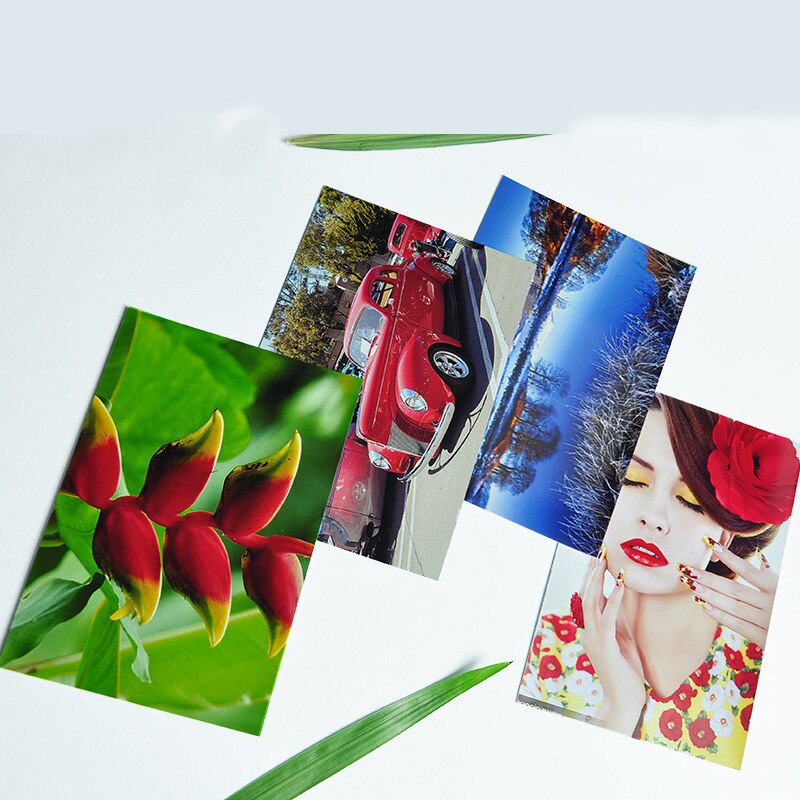 230g High-gloss Crystal Printer Photo Paper 4R Glossy Photo Paper Inkjet Printing Photo Paper Waterproof Paper 100 Sheets / Bag