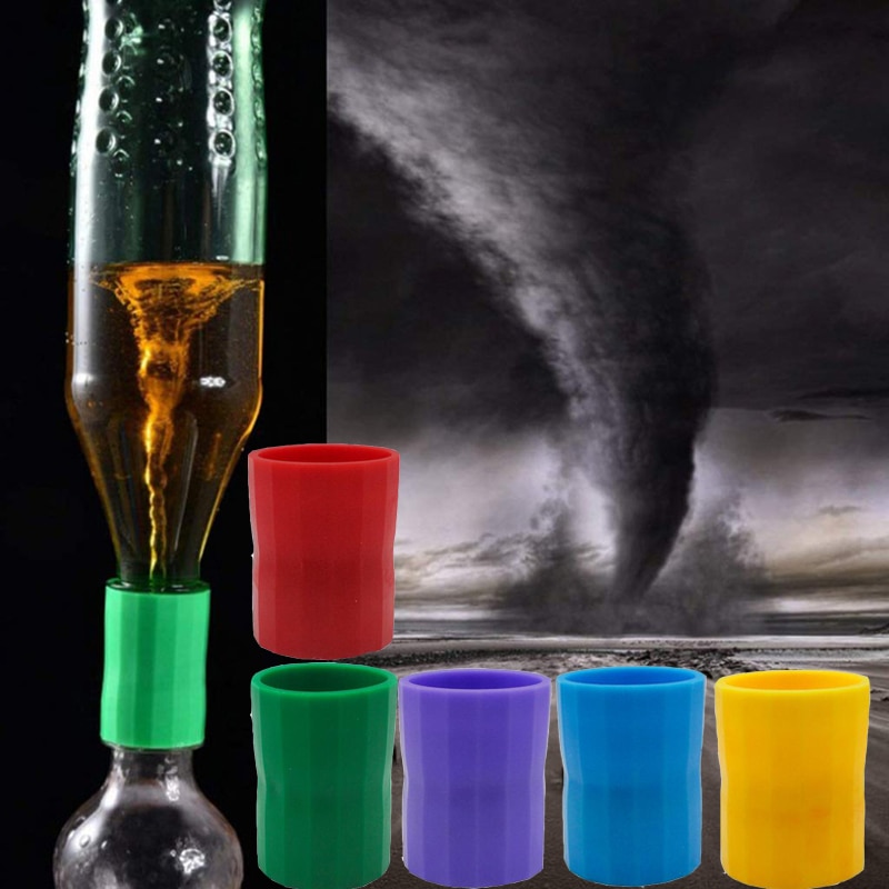 Vortex flaske stik tornado stik rør til videnskabeligt eksperiment og test specielt fødselsdag barn legetøj