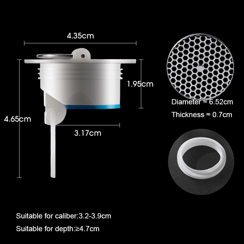 Afvoerputje Deodorizer Anti-Geur Drain Kern Deodorant Klep Wc Anti-0dor Anti-geur Kern Riool Afdichting Lek Sifon bad Plug: A2