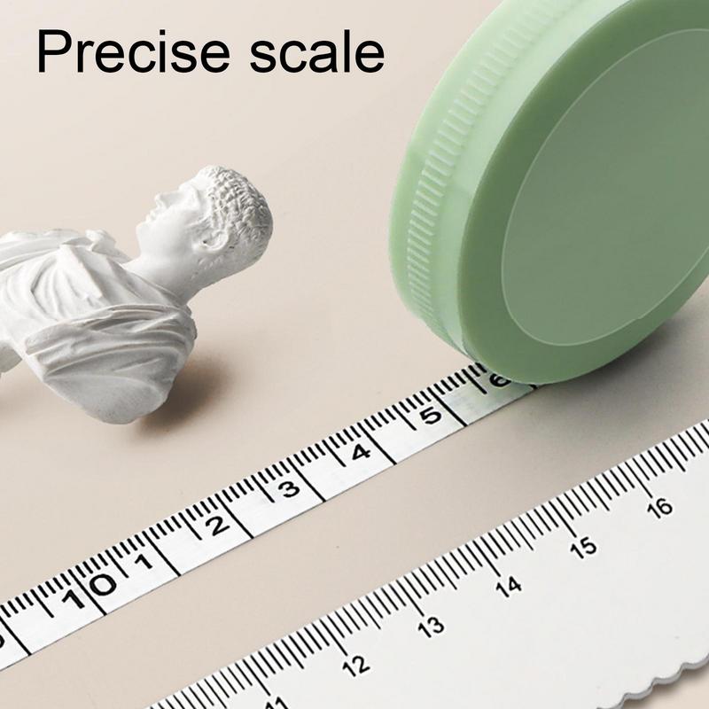 2M taille meetlint handige tuimelaar meetlinten dubbele schalen nauwkeurige kleding meetlint voor doek breien