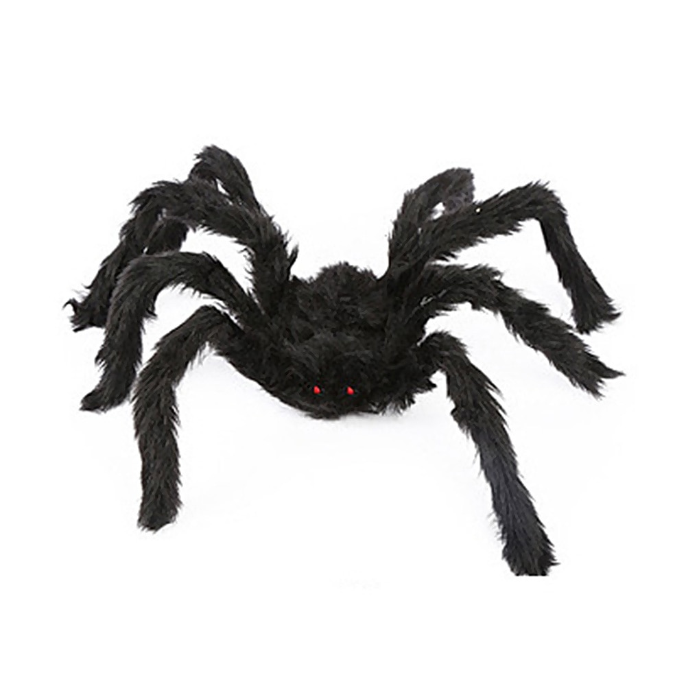 6-farbe nachahmung spinne plüsch spielzeug Halloween Simulation liefert für 30 cm neue realistische spinnen auf der Party: Schwarz