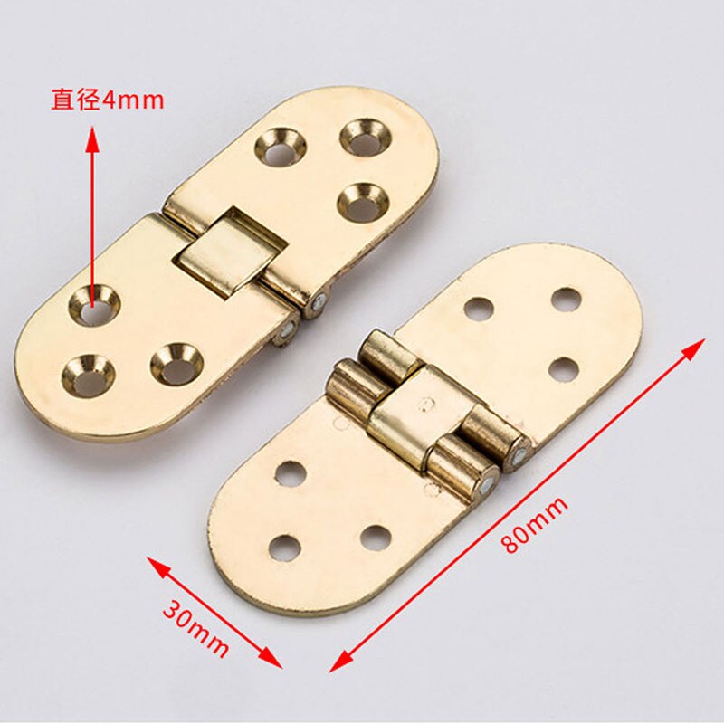 Flap Hinge Scharnier Bisagras Plegable Self Hinges for Furniture Folding Tables Cabinets Doors Matt Brass Hinge Flush Mounted