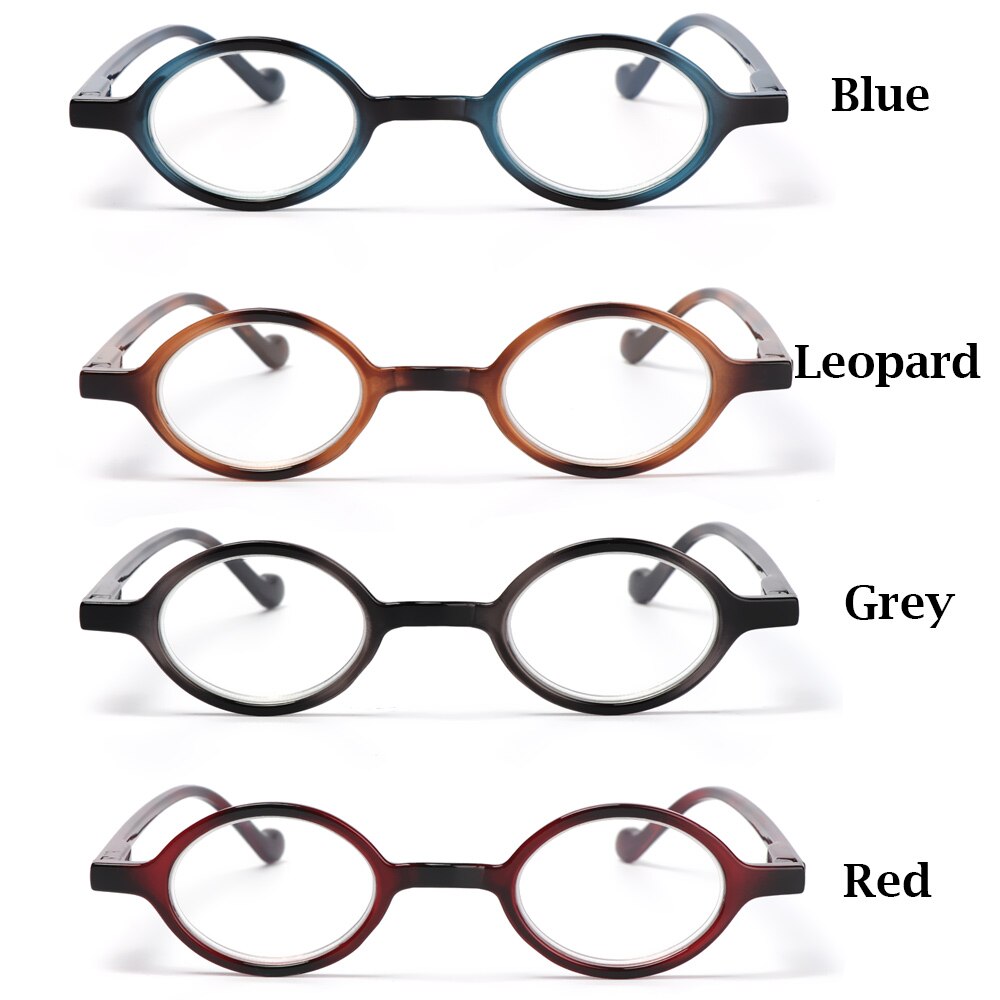 Gafas de lectura de marco redondo Retro PC, gafas de espejo planas con rayos azules Anti-UV, accesorios para gafas