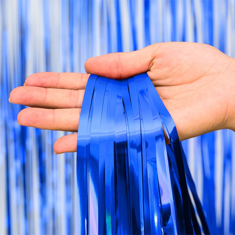 LuanQI Wedding Backdrop Rain Curtains Tinsel Foil Curtain Birthday Backdrop Wedding DIY Decoration Adults Anniversary Wall: 42307