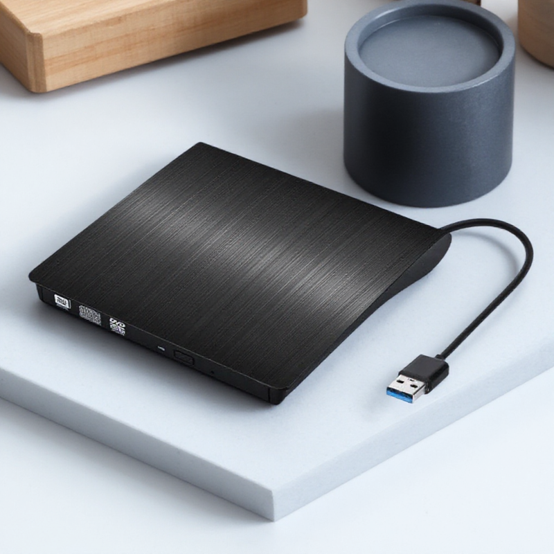 USB 3.0 External CD DVD Drive Writer Burner Portable for Laptop Desktop Mac Windows Linux High Speed