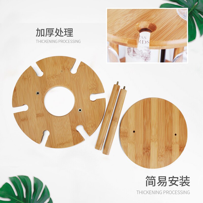 Wijnglas droogrek bamboe opbergplank flessen display houder kantoor thuis keukenbenodigdheden  wj506