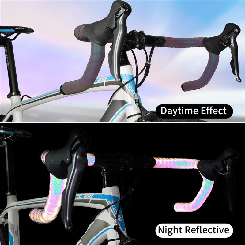 West biking landsvägscykel styrtejp reflekterande bländning stötsäker cykel cykling bar tejp wrap med stång pluggar cykeltillbehör