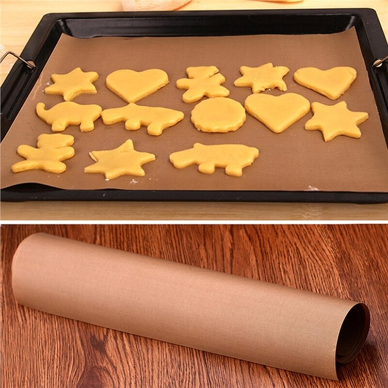 1Pcs Reusable Nonstick Baking High Temperature Paper Resistant Foil Oven Microwave Cooking Grid Cooking Mat Tools