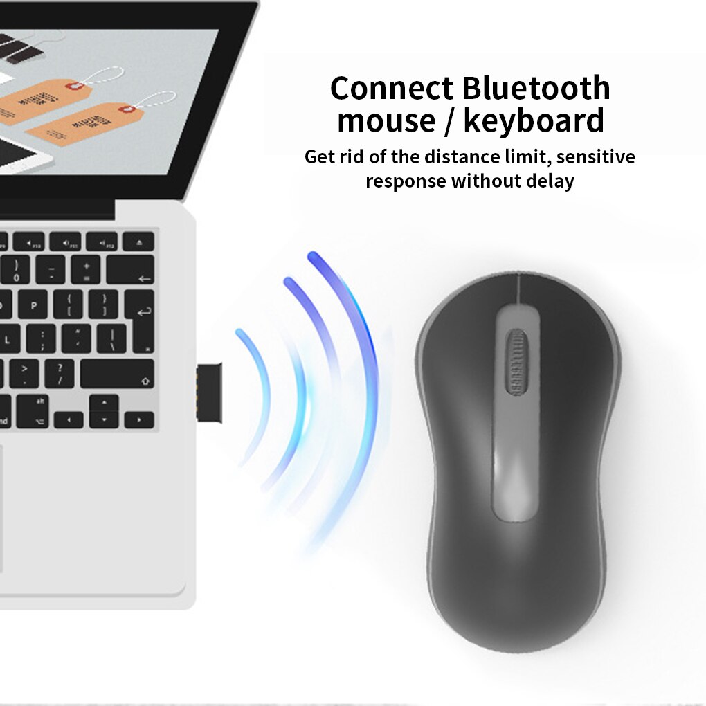 USB Bluetooth Adapters BT 5.0 USB Wireless Computer Adapter Audio Receiver Transmitter Dongles Laptop Earphone Mini Sender