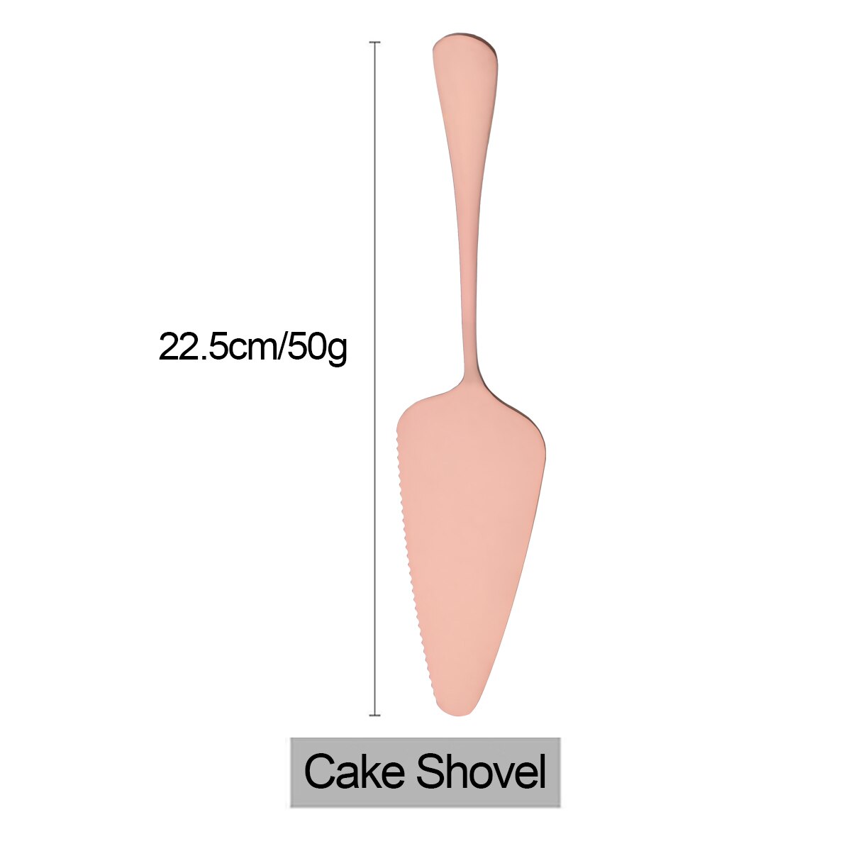 Gold Triangle Pizza Spatula Set Stainless Steel Toothed Cake Spatula Cheese Spatula Cake Spatula Baking Kitchen Accessories Tool: 2Pcs / Rose