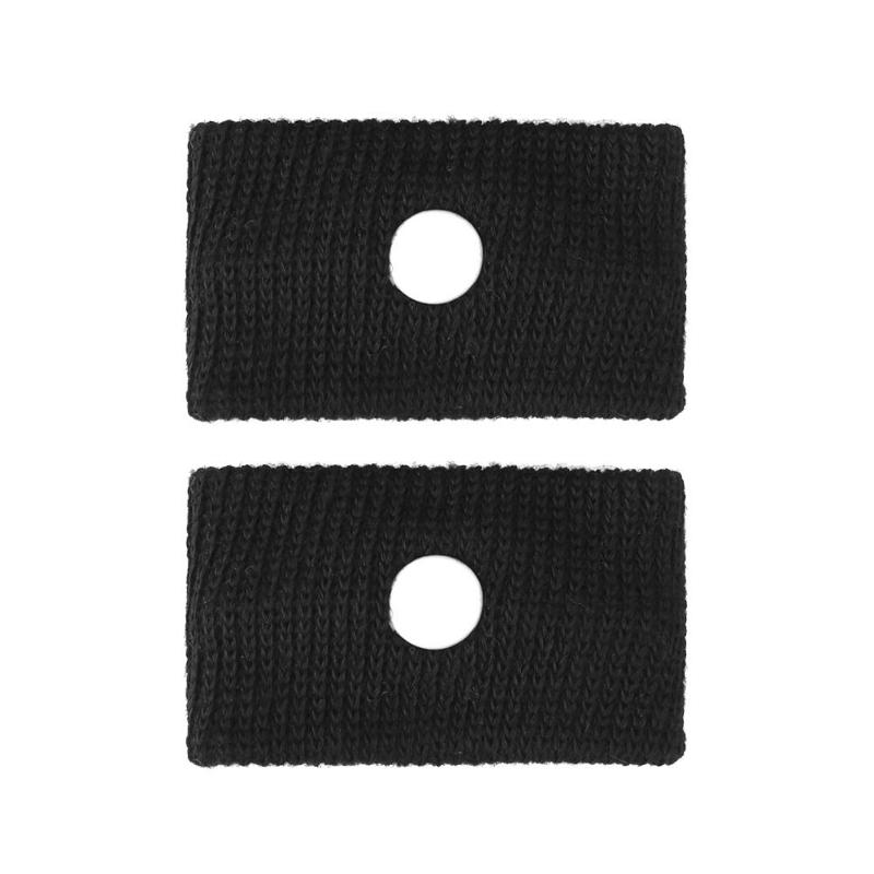 1 Pair Anti Nausea Wrist Support Sports Safety Wristbands Carsickness Seasick Anti Motion Sickness Wrist Bands Travel Reusable: Black / 1 Pair