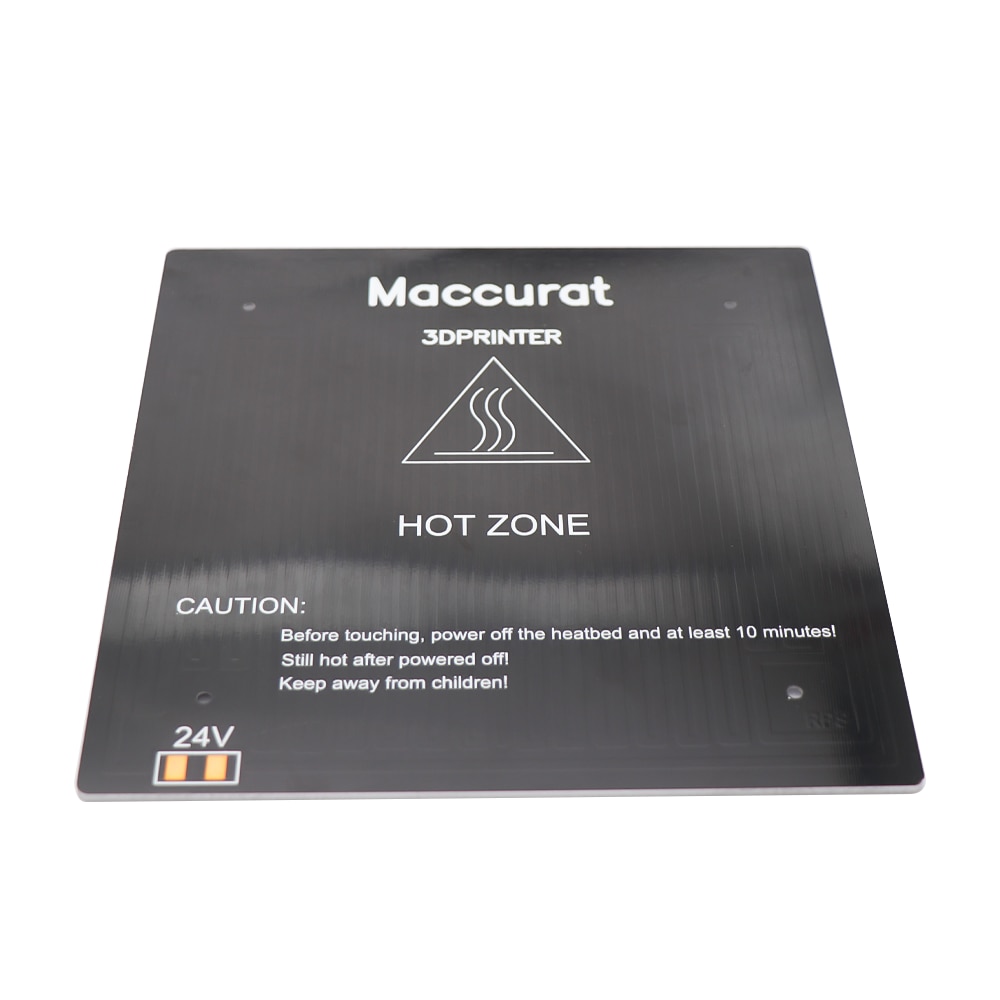 Mini 12/24V heatbed 150X150/180X180X3MM heating plate aluminum substrate for MK3/MK2A hotbed platform 3d printer DIY parts