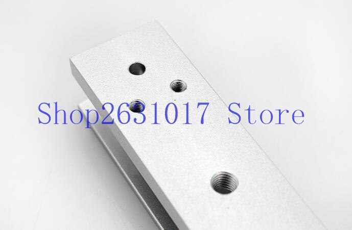 Lage Frameloze Glazen Deur Guard Systeem 180 kg Magnetisch Slot Beugel Hoge Sterkte Aluminium U-vormige Deur Klem