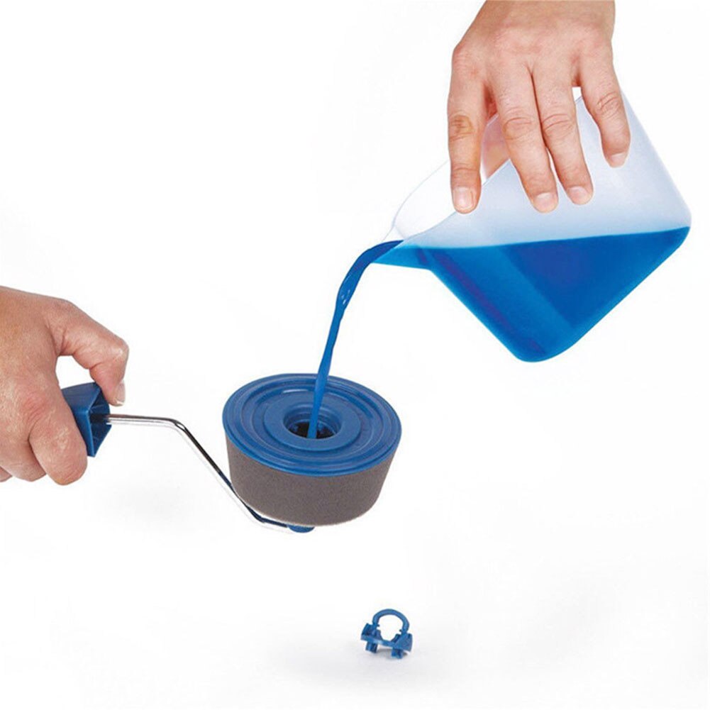 5/8Pcs Paint Roller Decorative Paint Runner Pro Roller Brush Tools Set Paint Roller Set for Room Wall Painting