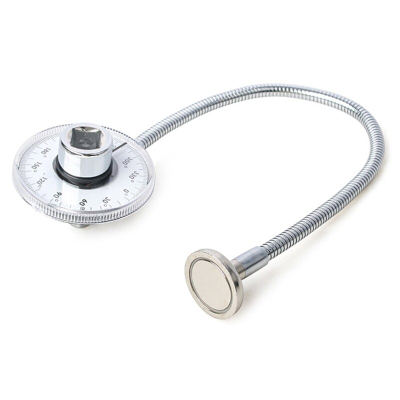 Medidor de ángulo de torsión de 1/2 pulgadas, herramienta de medición de rotación de ángulo, 360 °, ,
