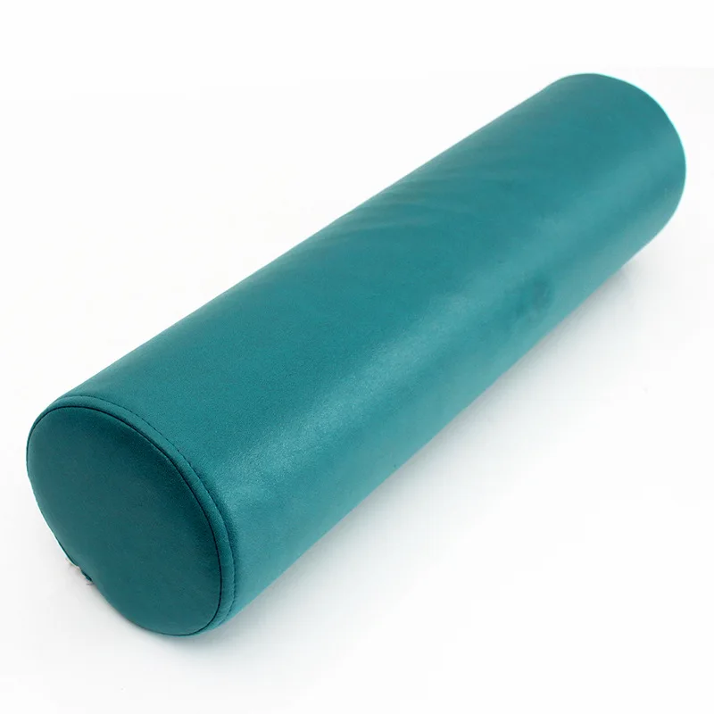 Cylindrical Pillow Pillow Long Cylindrical Lumbar Pillow Sofa Headrest Pillow Cushion Cushion Clip Legs Sleeping Office: Blue / 55x55cm
