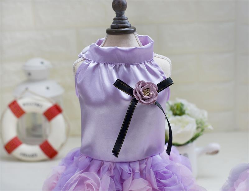 Arrivals Pet Dog Cat Summer Spring Dresses Rose Cute Lace For Small Dog Dresses Poodle Chihuahua Teddy Shirt Princess