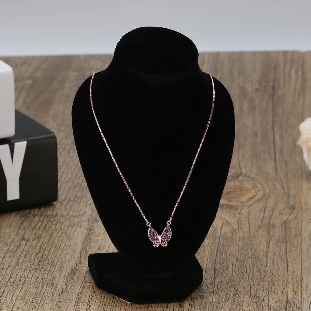 Trwały czarny manekin naszyjnik biżuteria ekspozytor robić wisiorków stojak uchwyt pokaż udekoruj bransoletka Organizer biżuterii