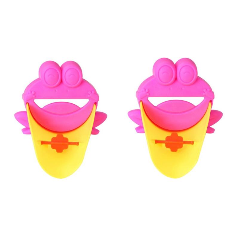 1/2Pcs Cute Faucet Extender Cartoon Kids Toddler Sink Baby Bathroom Faucet Extender Crab Washing Hands Supplies