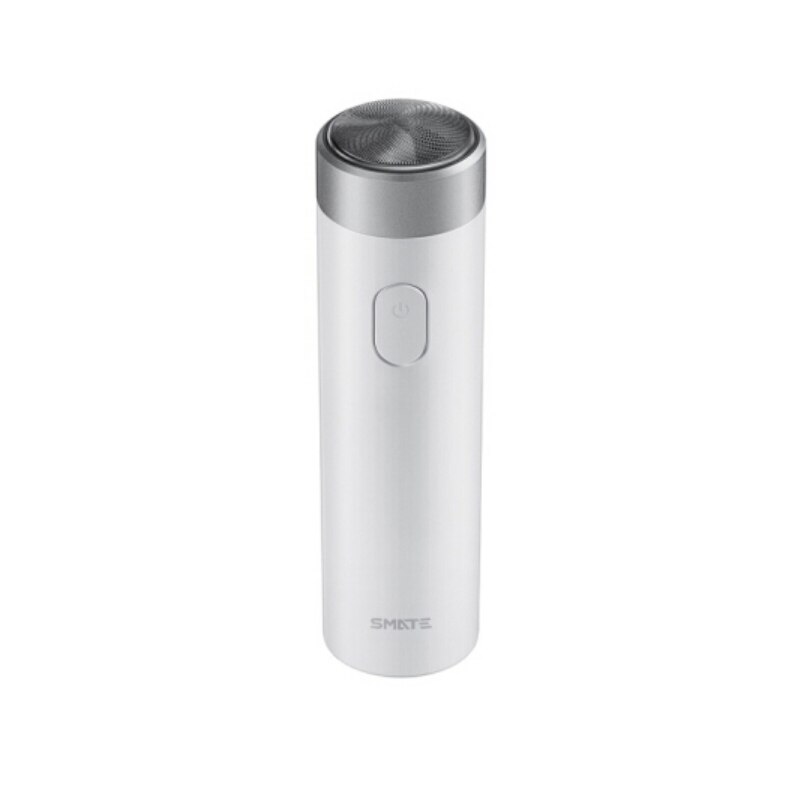Afeitadora eléctrica Xiaomi Smate, afeitadora flexible recargable, máquina de afeitar en seco y húmedo para hombres, lavable, con tres hojas, cómoda limpieza: White