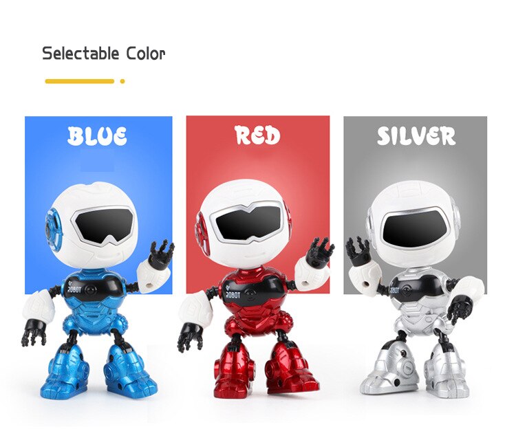 De Tweede Generatie Van Legering Robot Touch Sensor Muziek Q Versie Robot Vroegschoolse Onderwijs Smart Speelgoed Sensor Gebaar